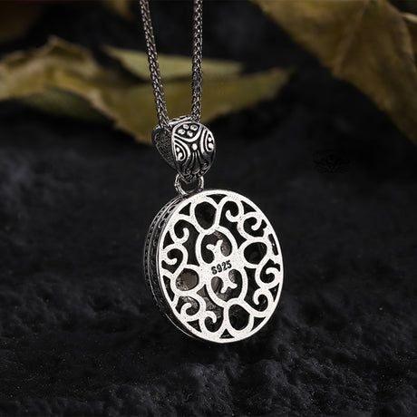 Belle Juri Pearl Skull Queen's Pillbox Locket Necklace