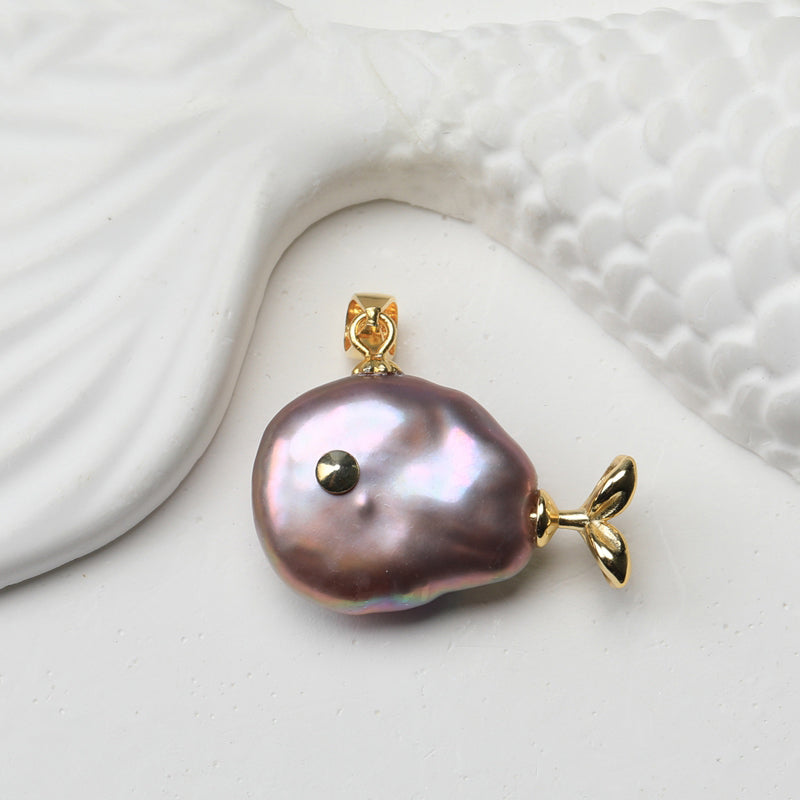 Baroque Pearl Fish Necklaces