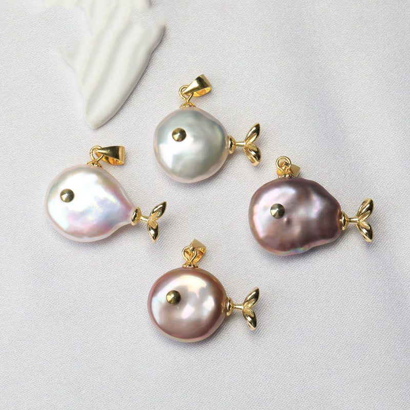Baroque Pearl Fish Necklaces