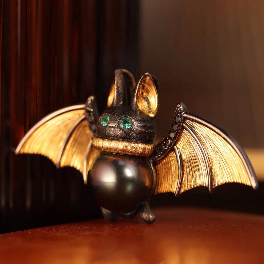 Bat Pendent de perles tahitiens