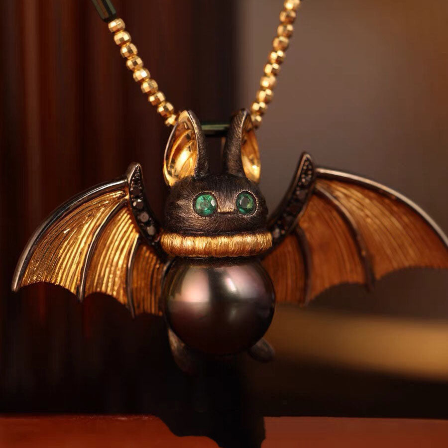Bat Pendent de perles tahitiens