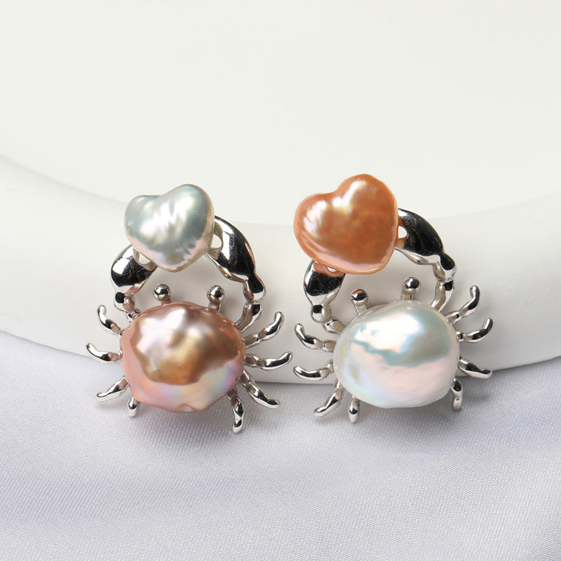 Crab Baroque Pearl Necklace