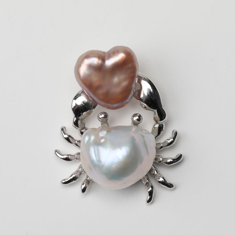 Crab Baroque Pearl Necklace