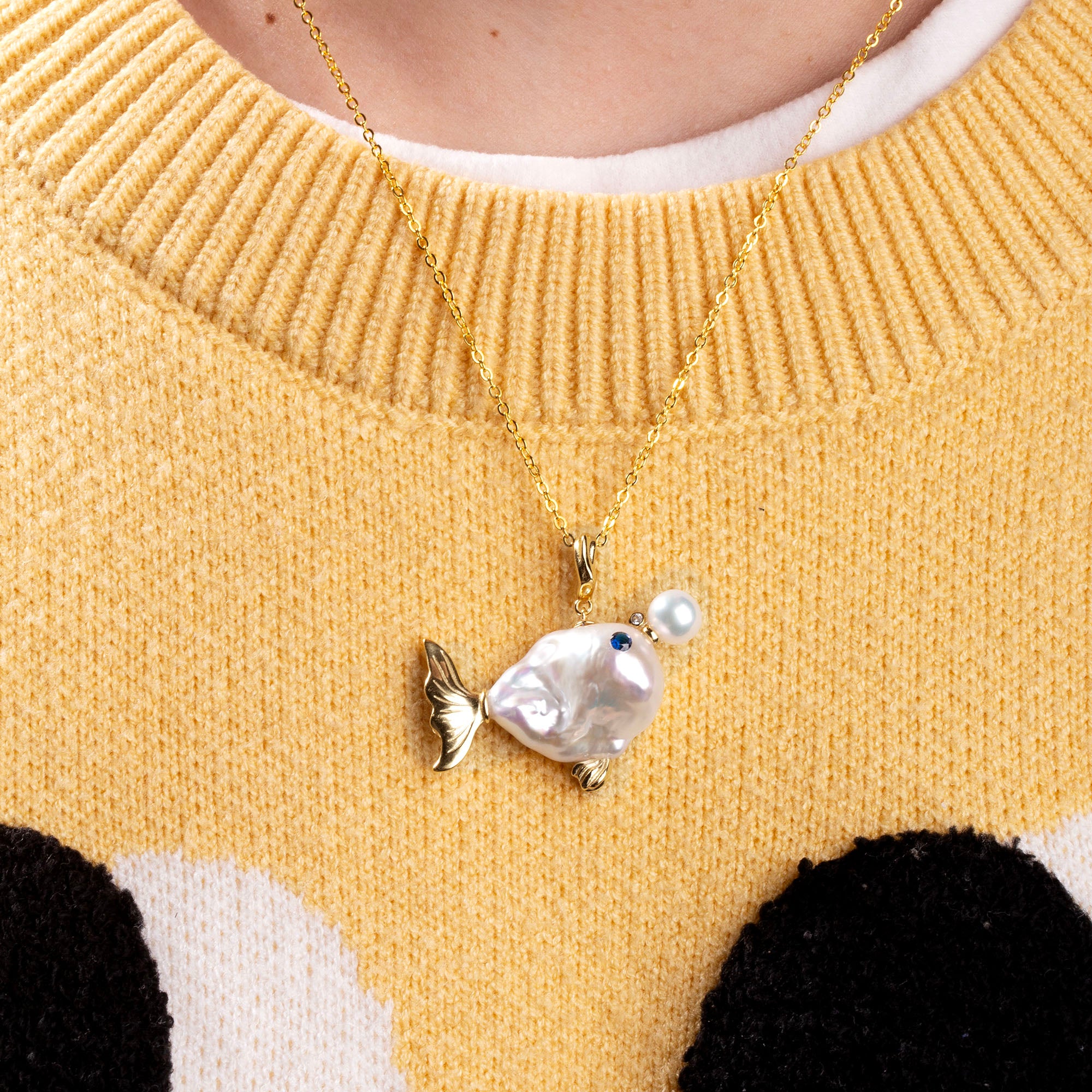 Collana per perle barocche artigianali artigianali