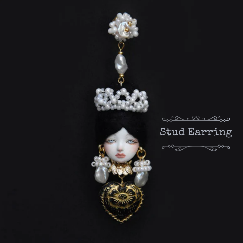 Handcrafted Baroque Style Cosette Doll Earrings