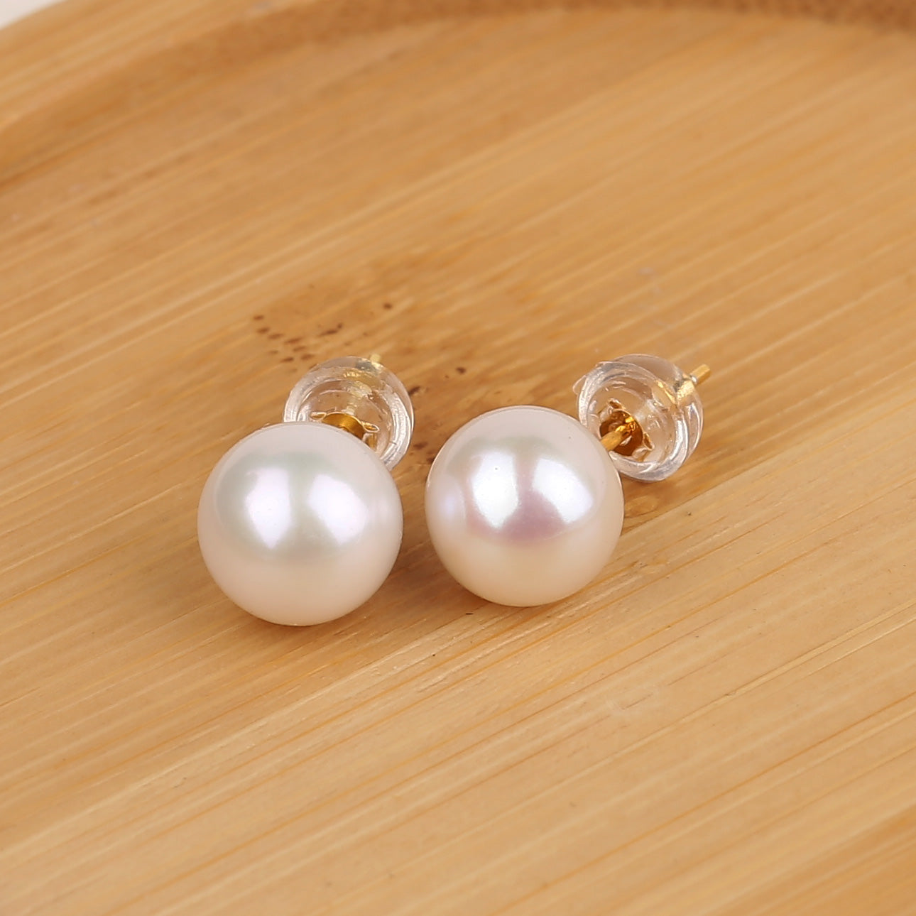 Minimalist Pearl Stud Earrings