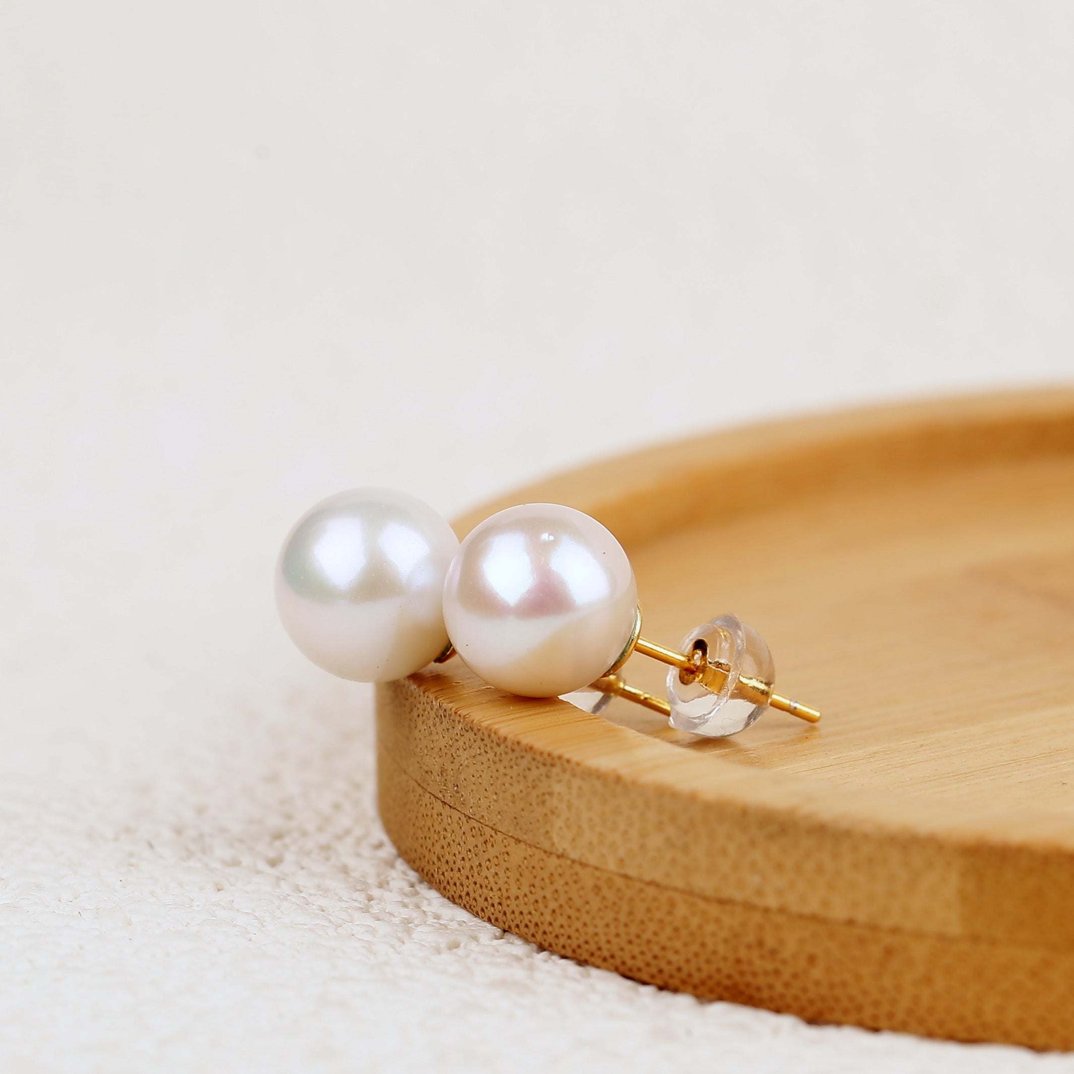 Minimalist Pearl Stud Earrings