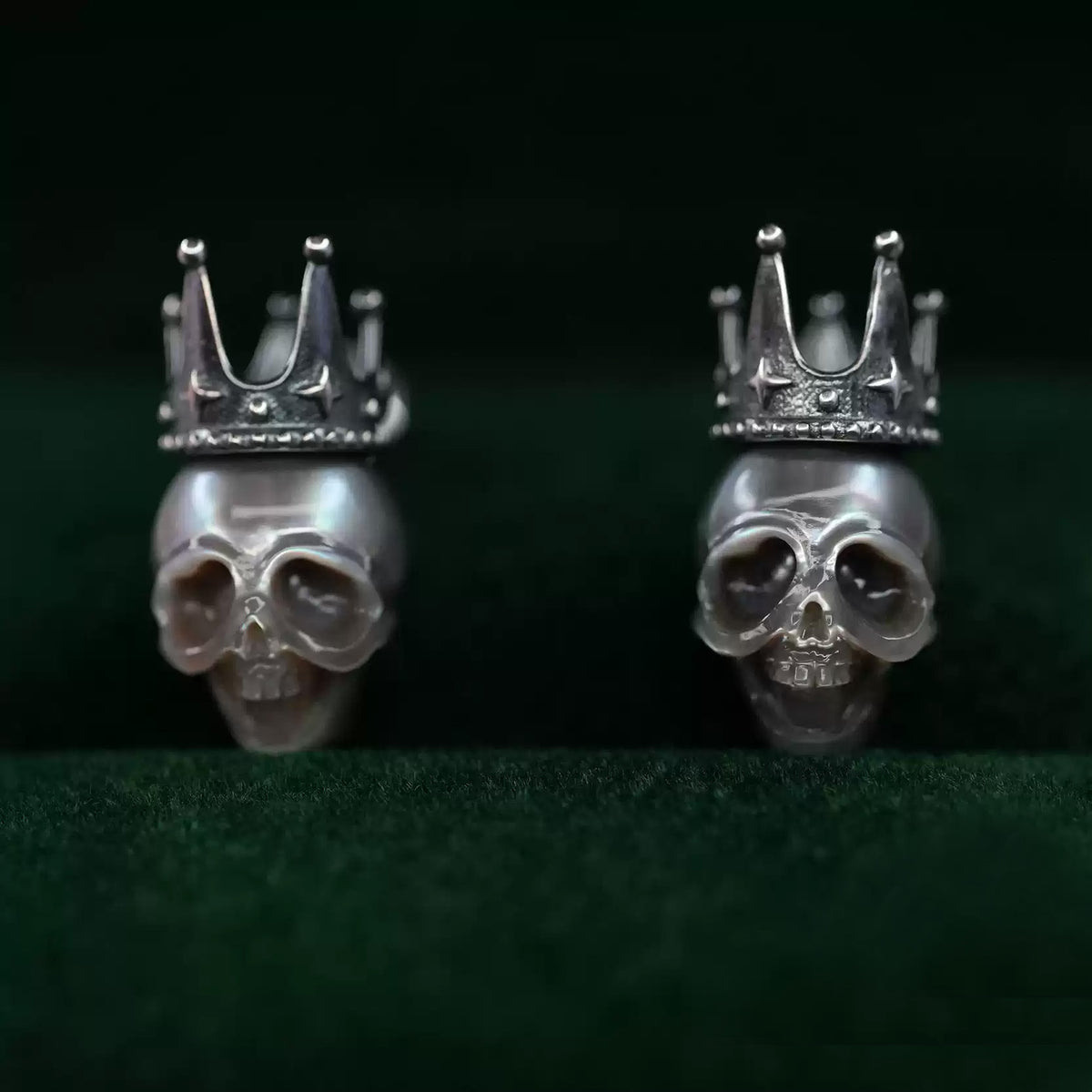 Non-conformist Crown Stud Earrings