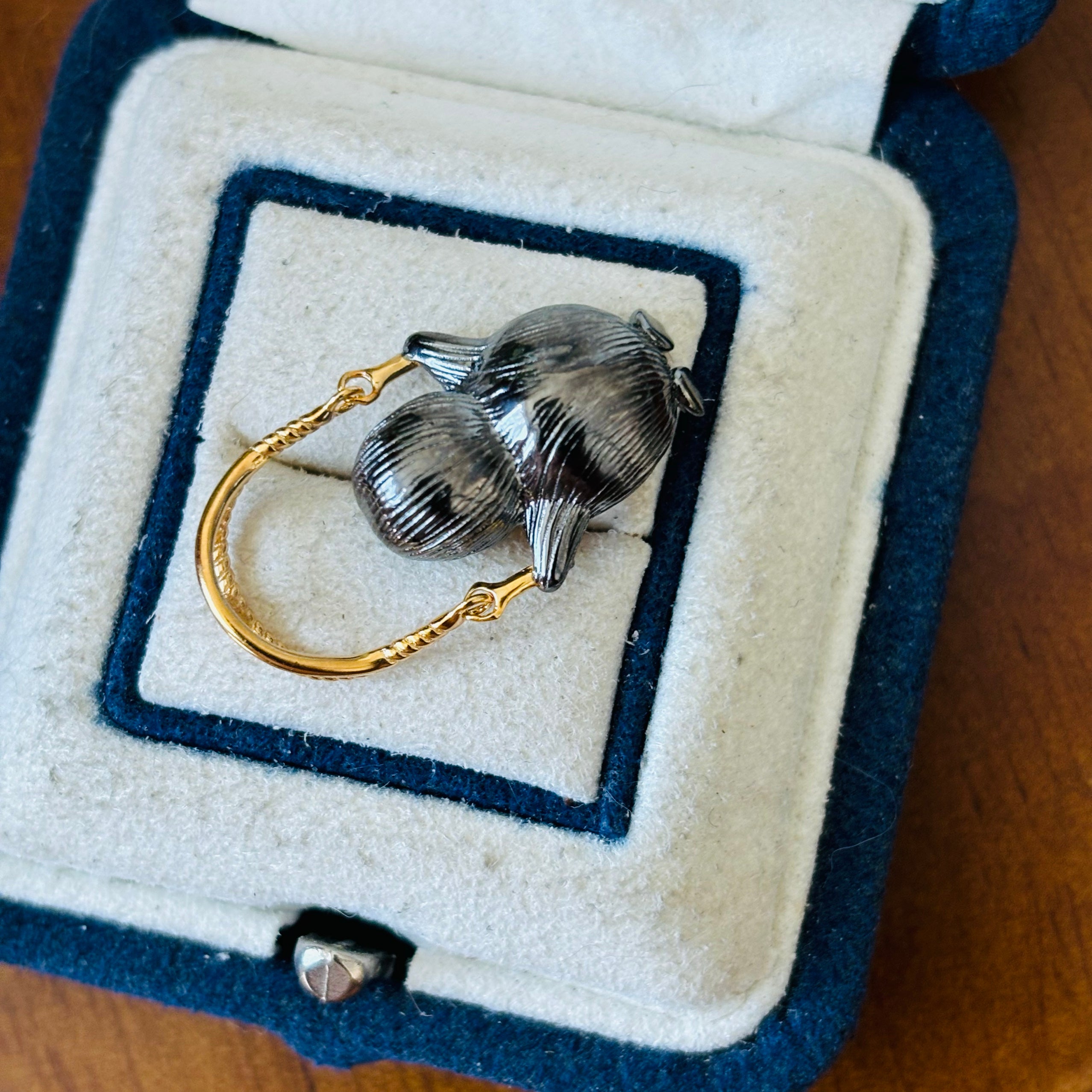 Playful Skipping Penguin Tahitian Pearl Necklace