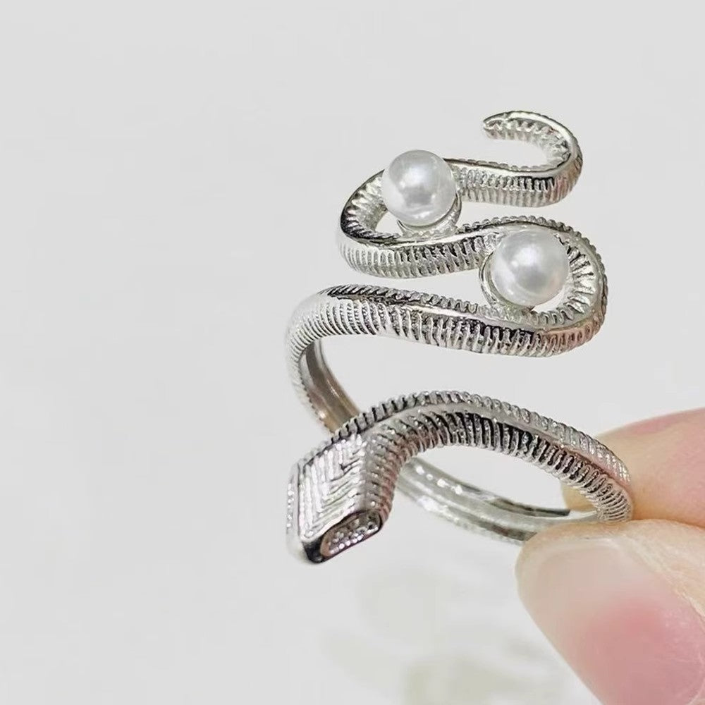 Serpentine Pearl Ring