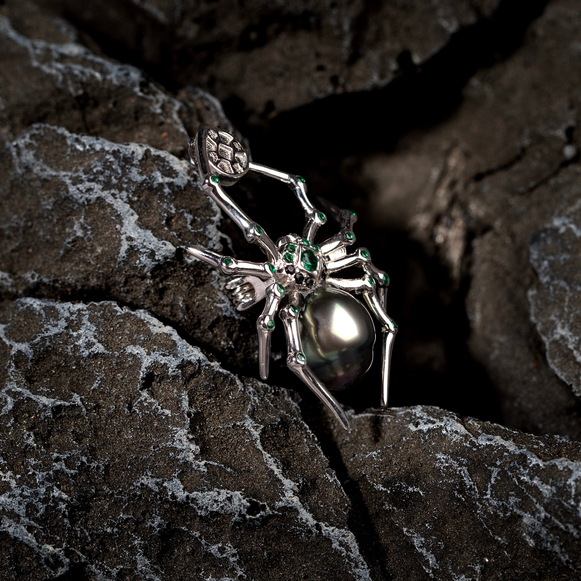 Spider Tahitian Pearl Pendant