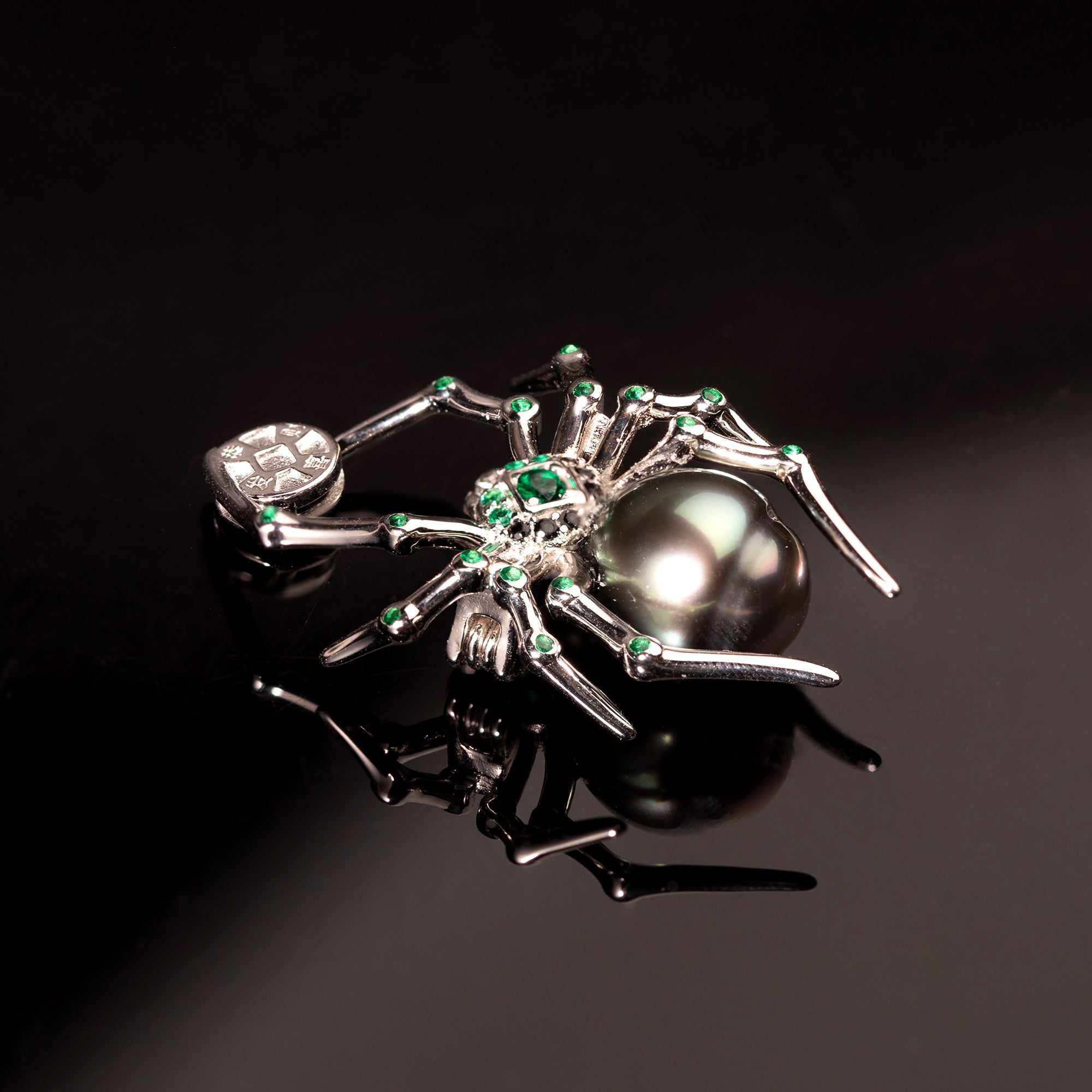 Spider Tahitian Pearl Pendant