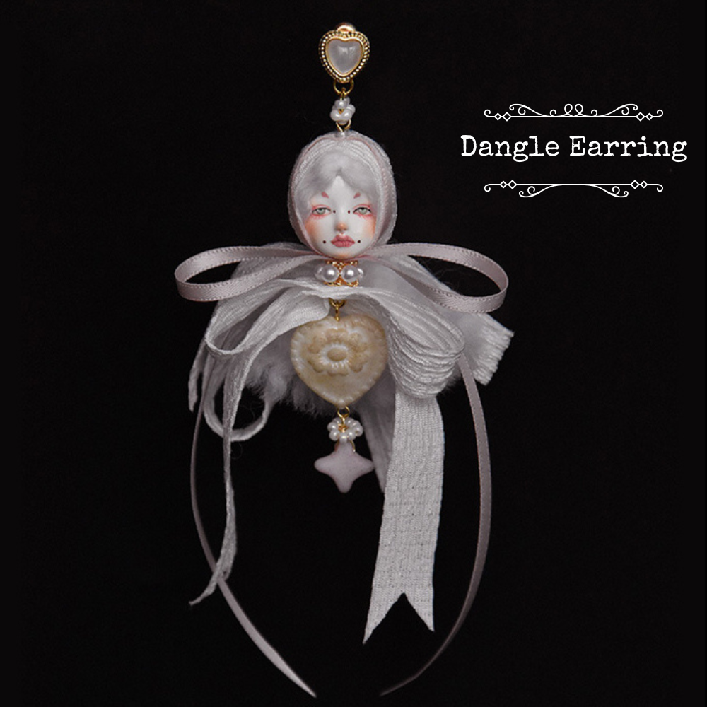 Vintage Lace Alice Doll Earrings