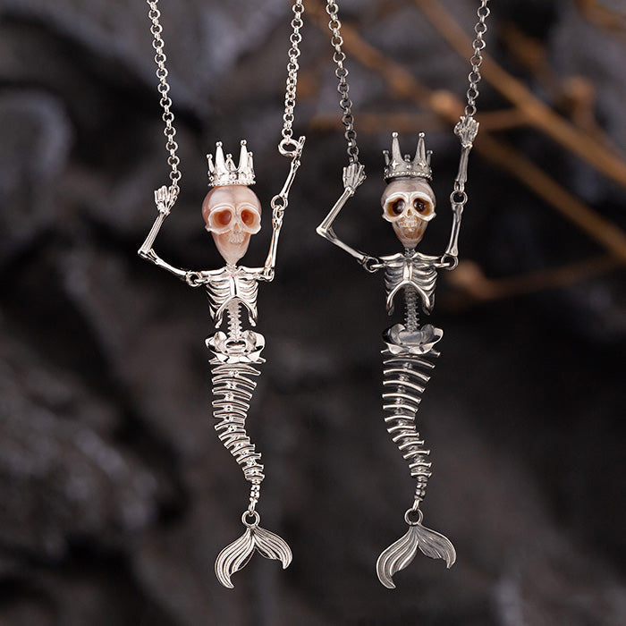 When Mermaid Tails Meet Pearl Skulls: Why Bellejuri’s Mermaid Necklace Is Unforgettable