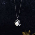 12 Signos del zodiaco Collar Capricornio Pearl Skull