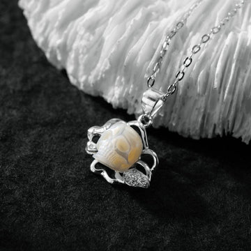 12 Zodiac Signs Leo Pearl Skull Necklace-Belle Juri