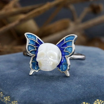 Anello farfalla del cranio art decole