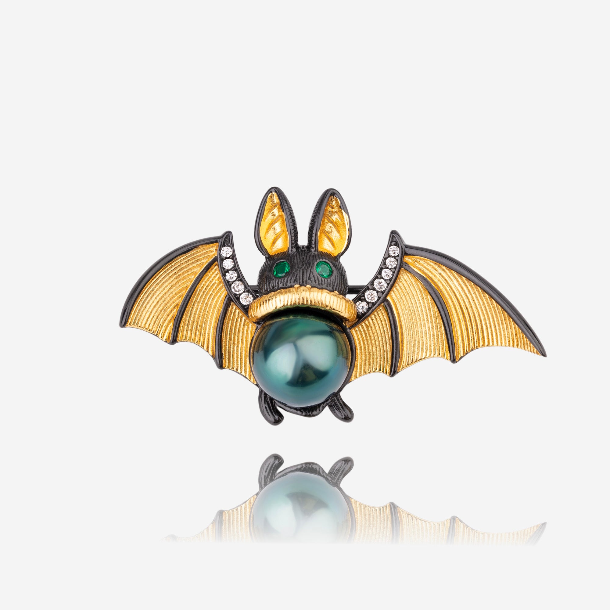 Bat Tahitian Pearl Pendant