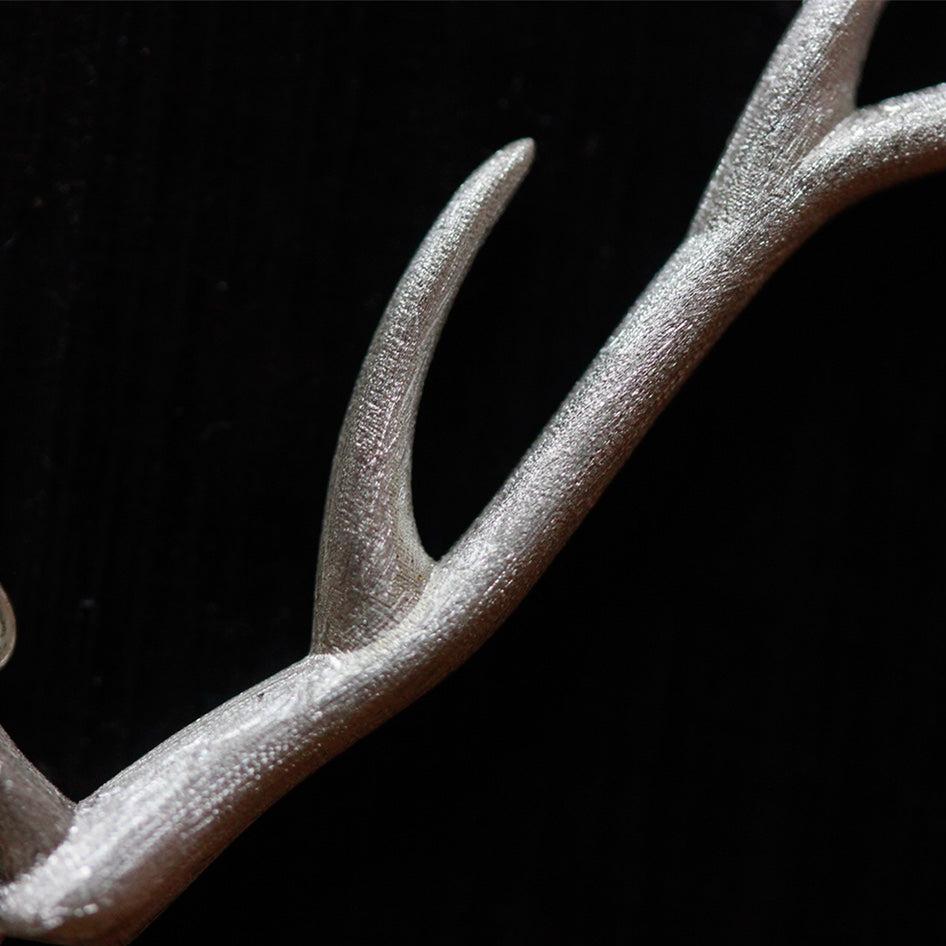 Carved Pearl Deer Antler Necklace