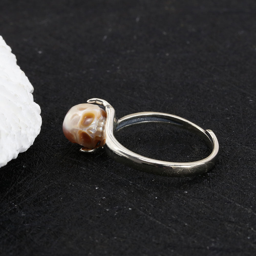 Cranium Pearl In Hand Ring