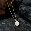 Collana del pendente di cranio semplice perla delicata