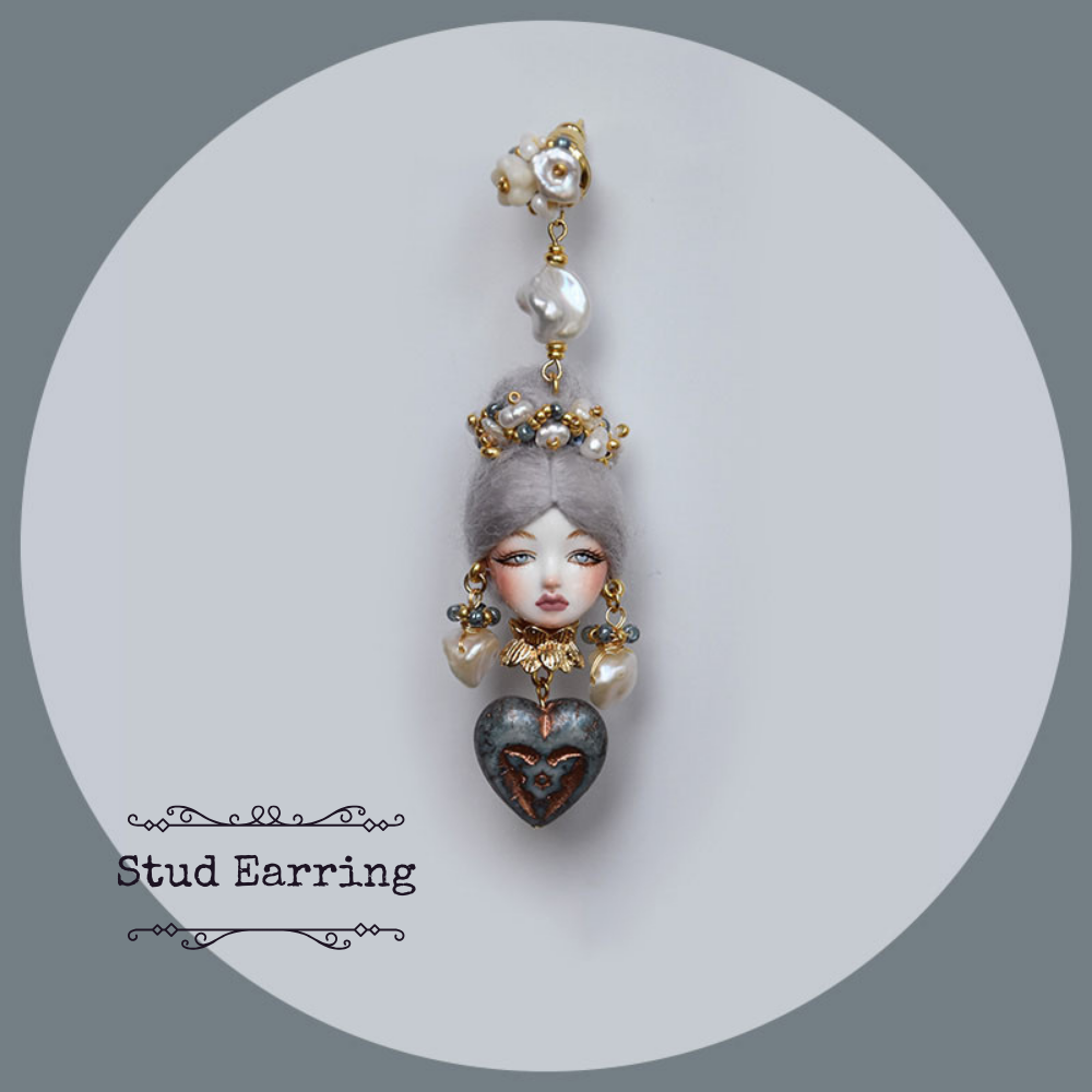 Enchanting Baroque Salomé Doll Earrings