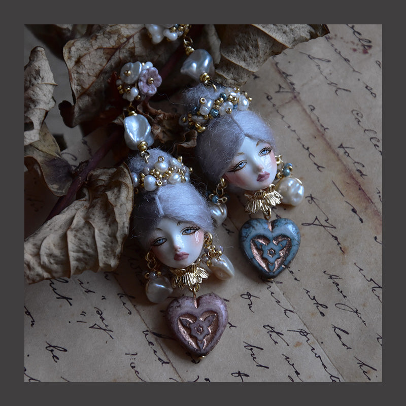 Enchanting Baroque Salomé Doll Earrings