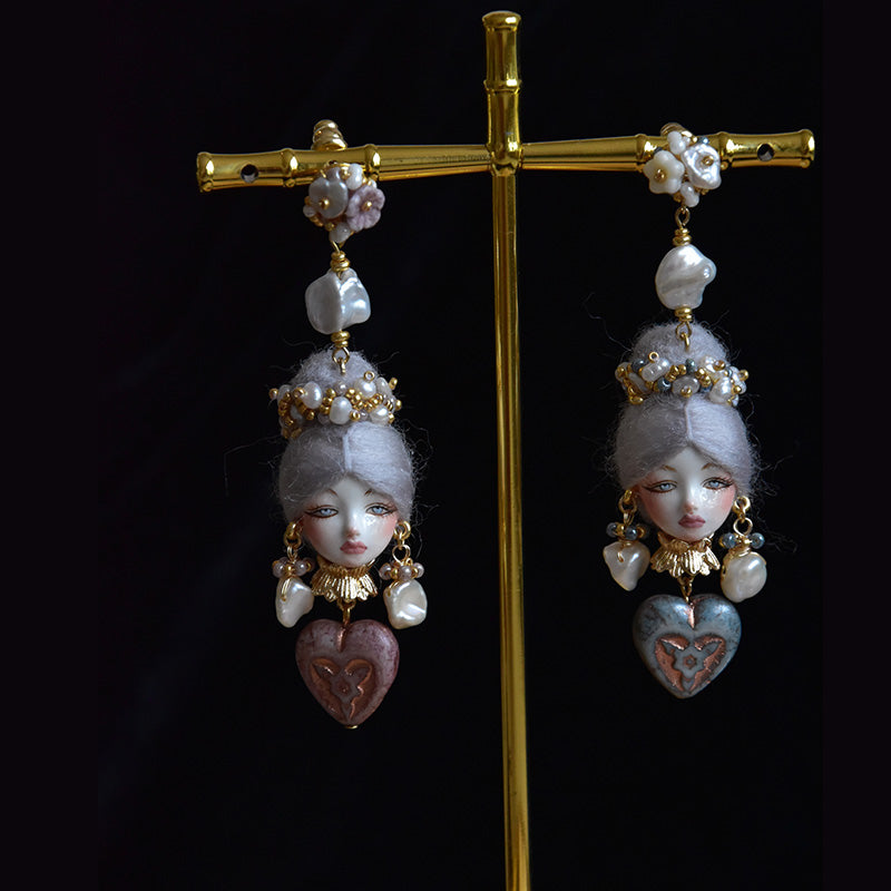 Enchanting Baroque Salomé Doll Earrings