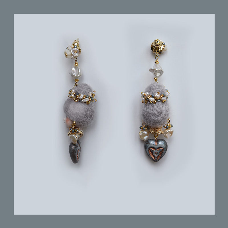 Enchanting Baroque Salomé Doll Earrings