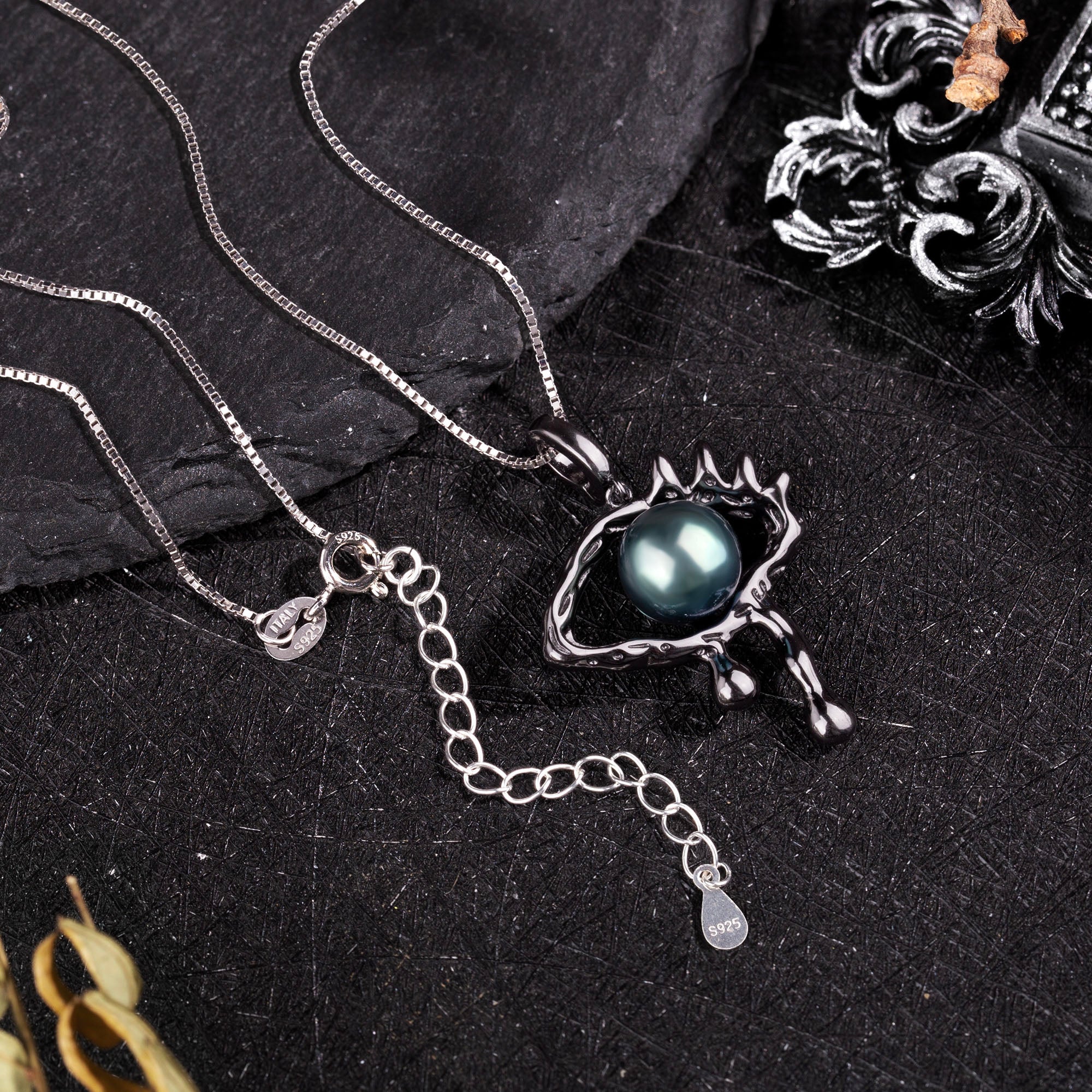 Evil Eye Protection Pearl Necklace