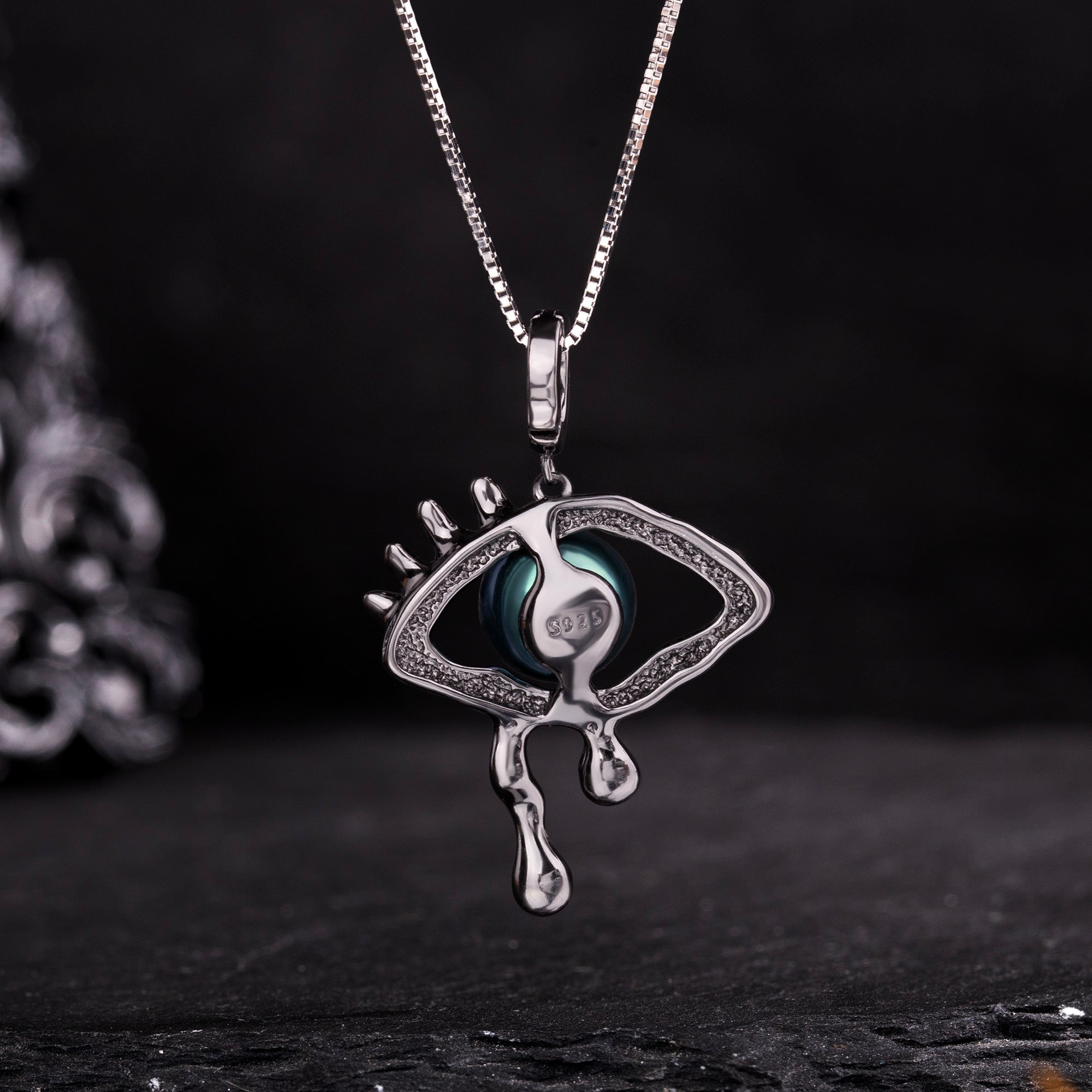 Evil Eye Protection Pearl Necklace