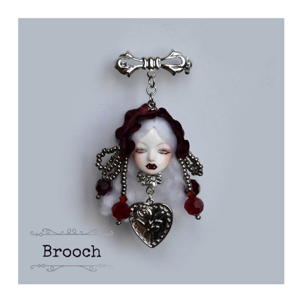 Gothic Style Handcrafted Vampire Princess Earrings