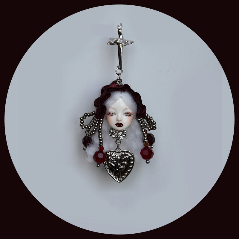 Gothic Style Handcrafted Vampire Princess Earrings