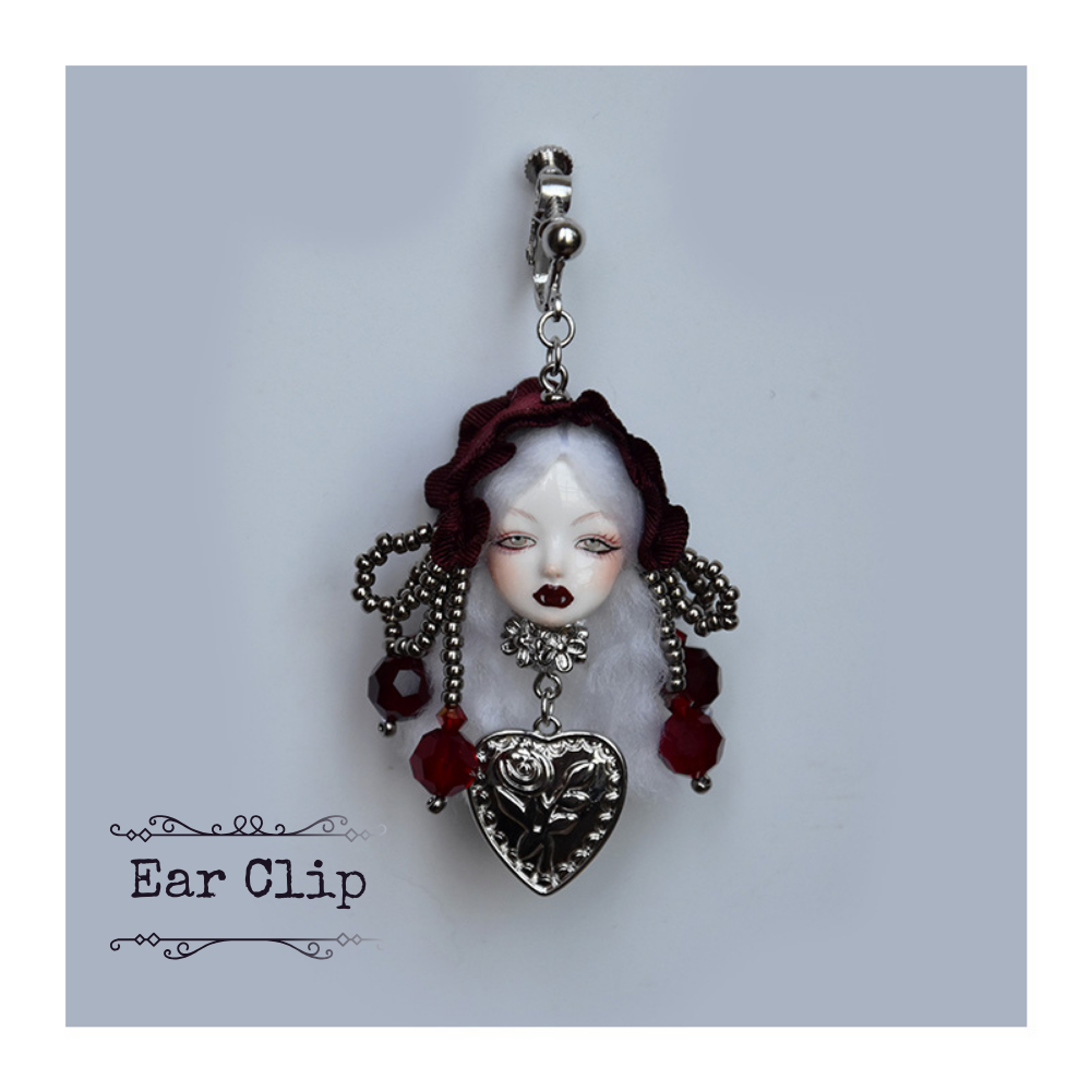 Gothic Style Handcrafted Vampire Princess Earrings