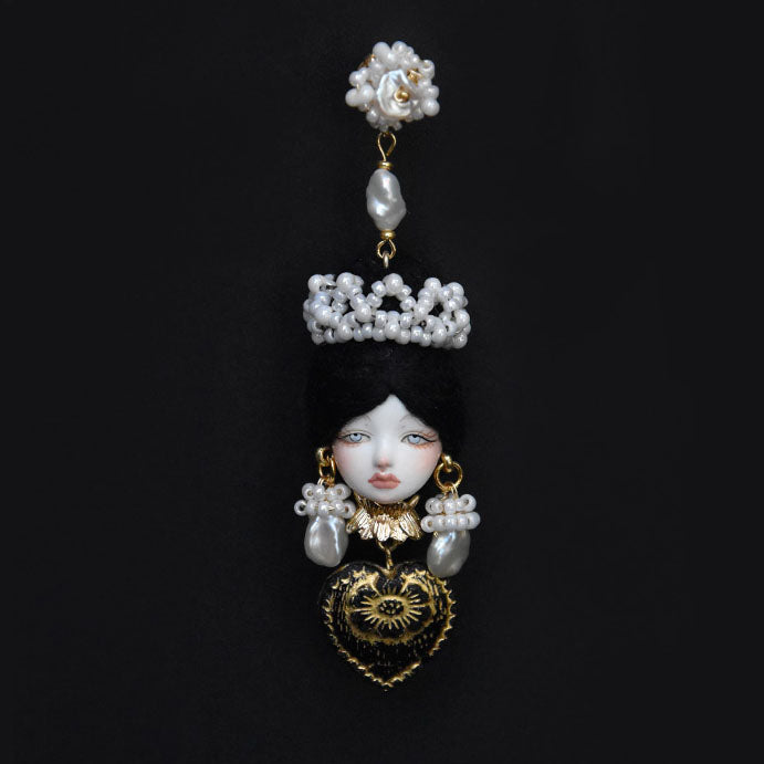 Handcrafted Baroque Style Cosette Doll Earrings