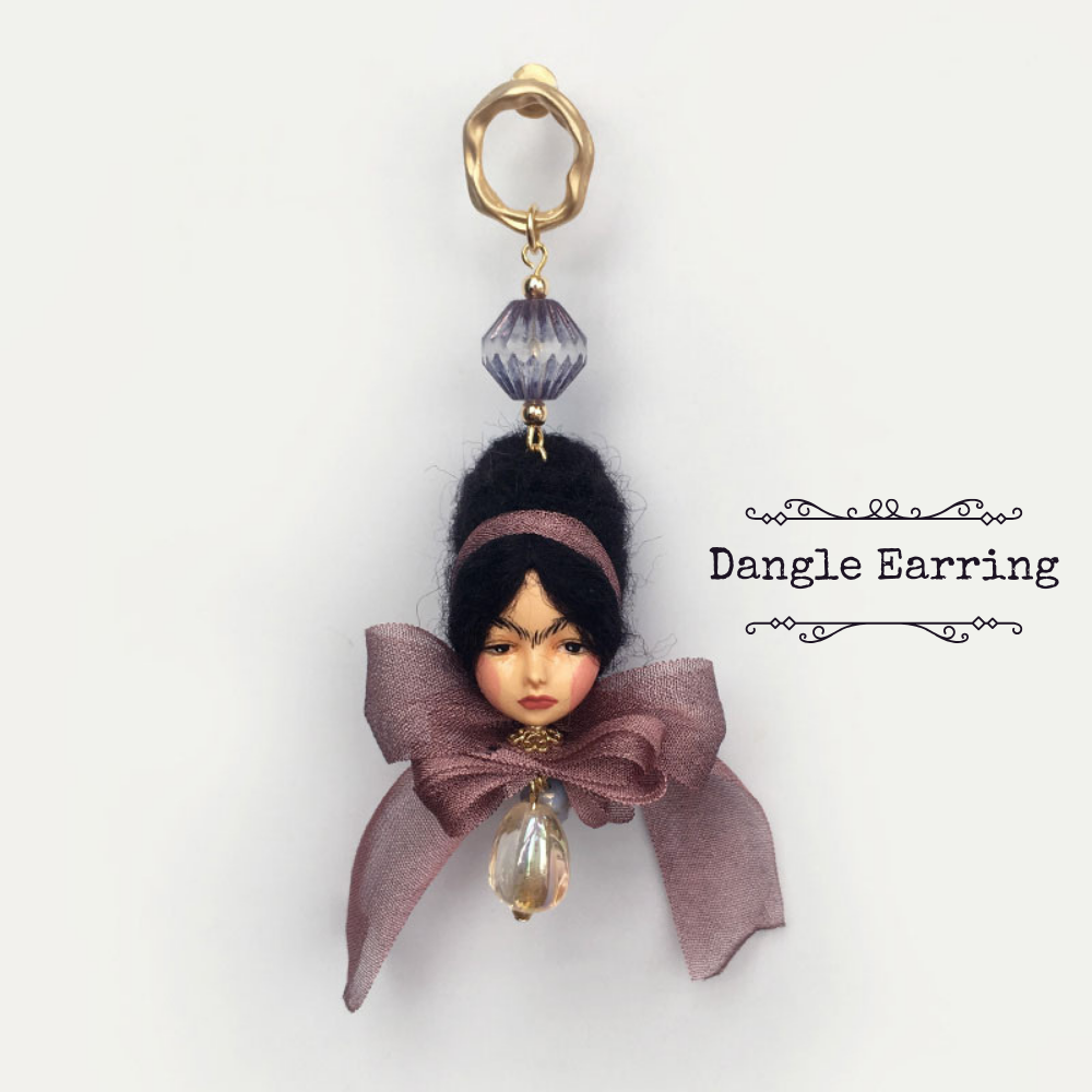 Handcrafted Frida Kahlo Doll Earrings