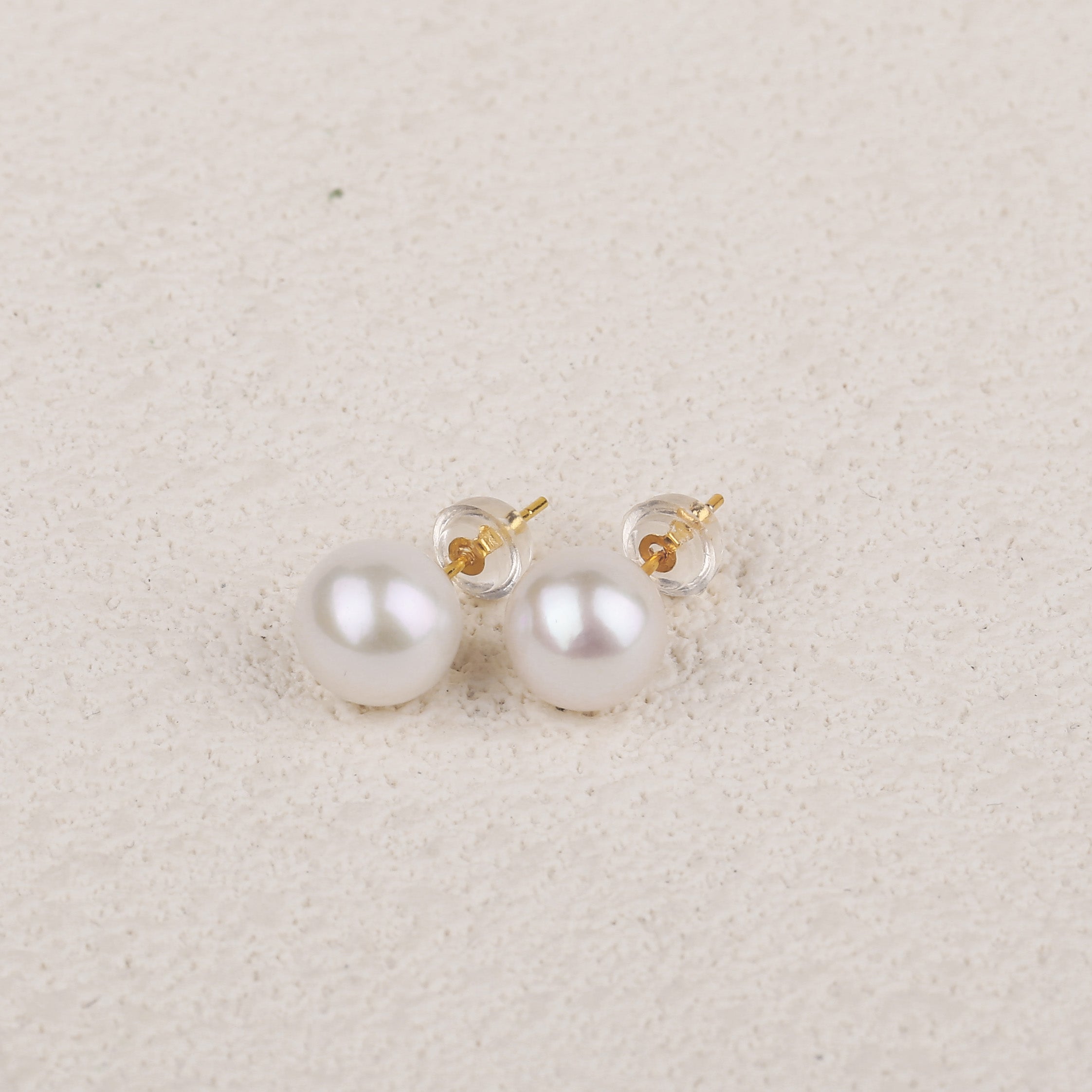 Minimalist Pearl Stud Earrings