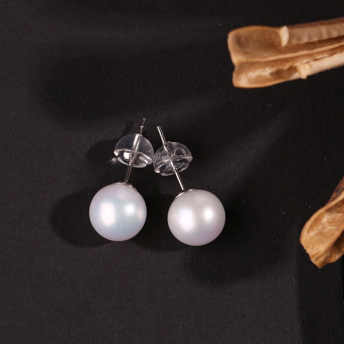 Minimalist Pearl Stud Earrings