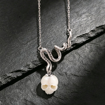 Collana del cranio perla del digata albero di Natale