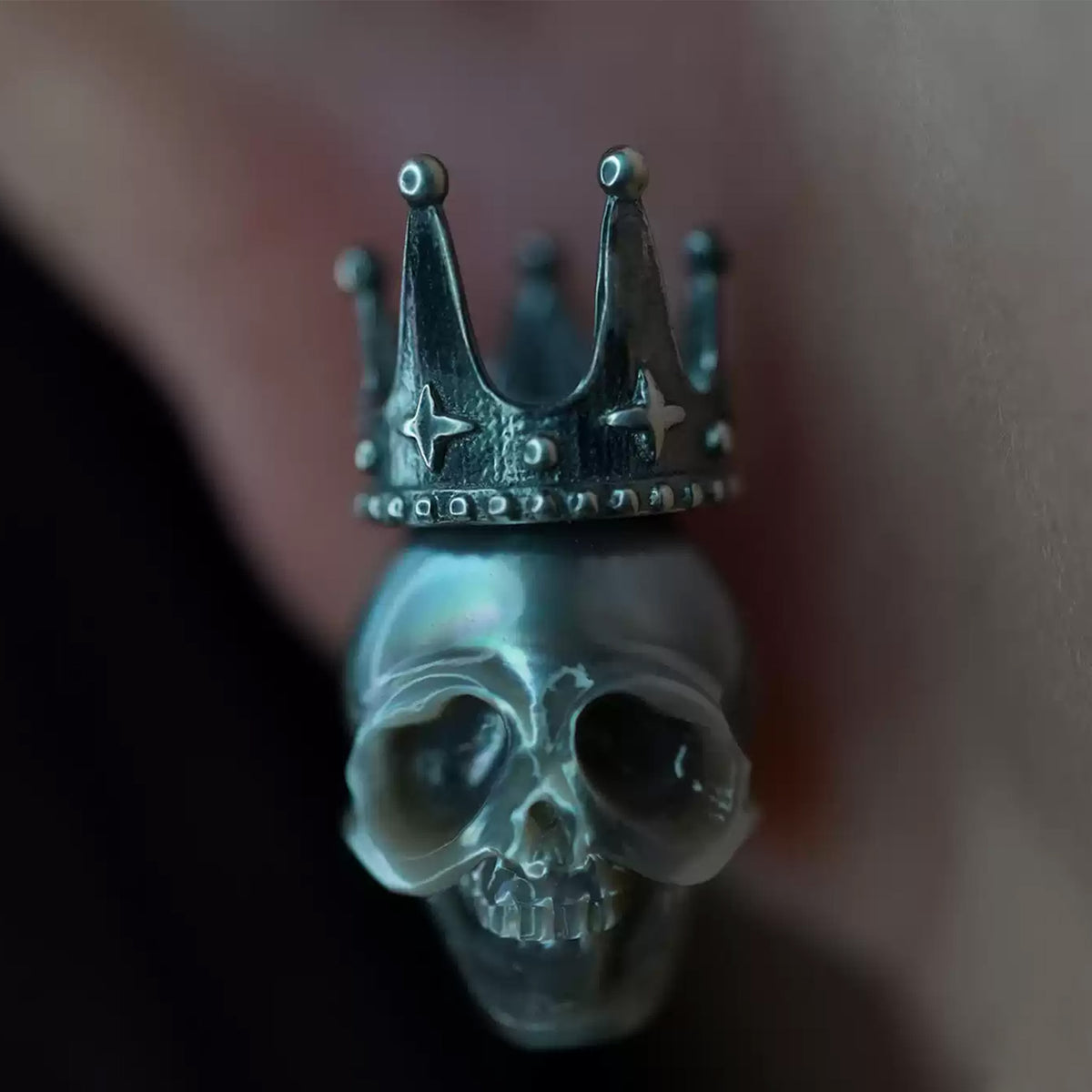 Non-conformist Crown Stud Earrings
