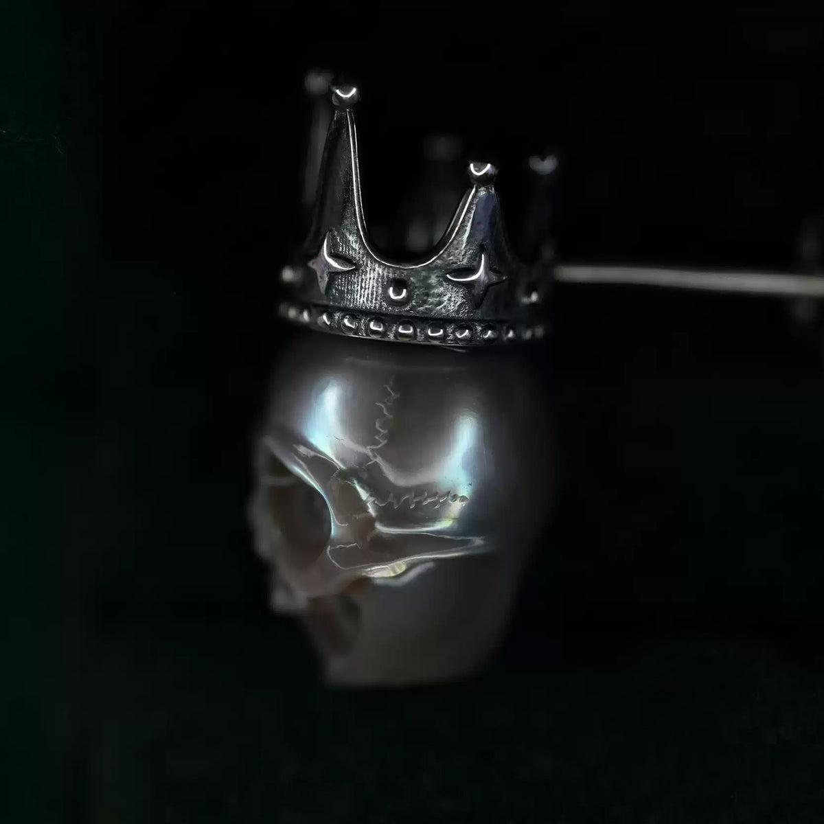 Non-conformist Crown Stud Earrings