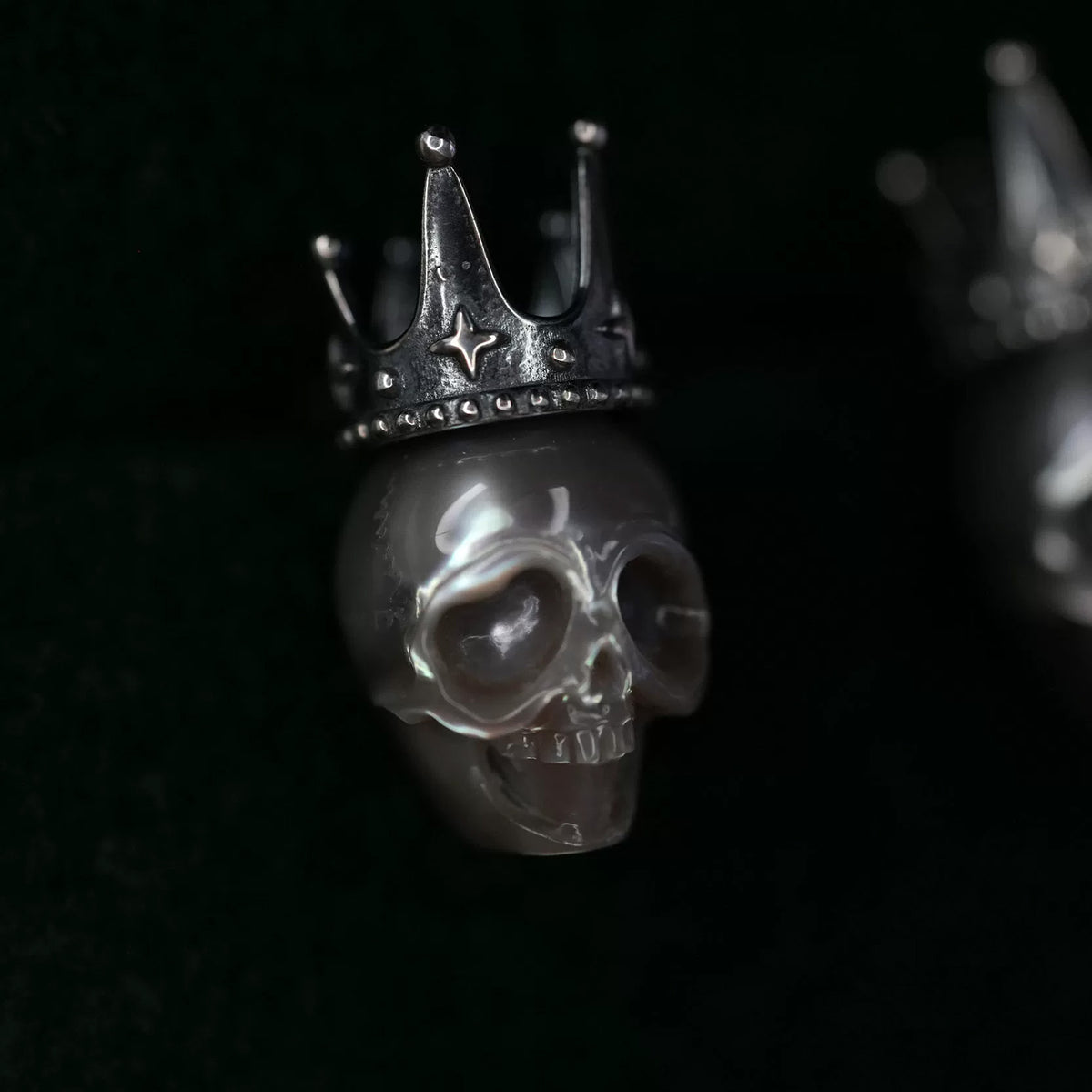 Non-conformist Crown Stud Earrings