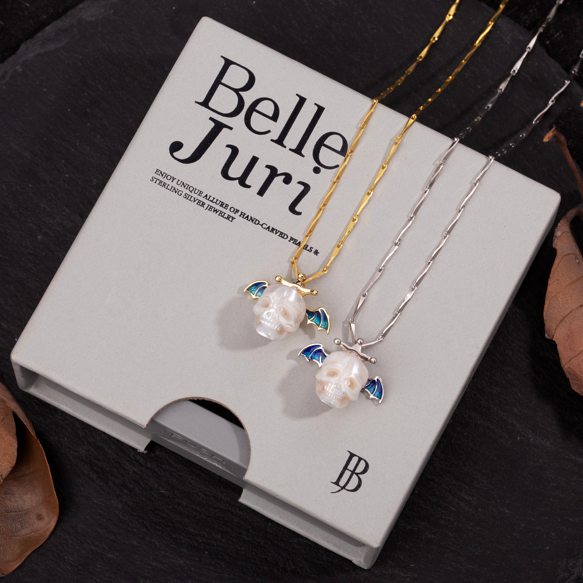 Collana a catena dei semi di melone di mazza da cranio perle