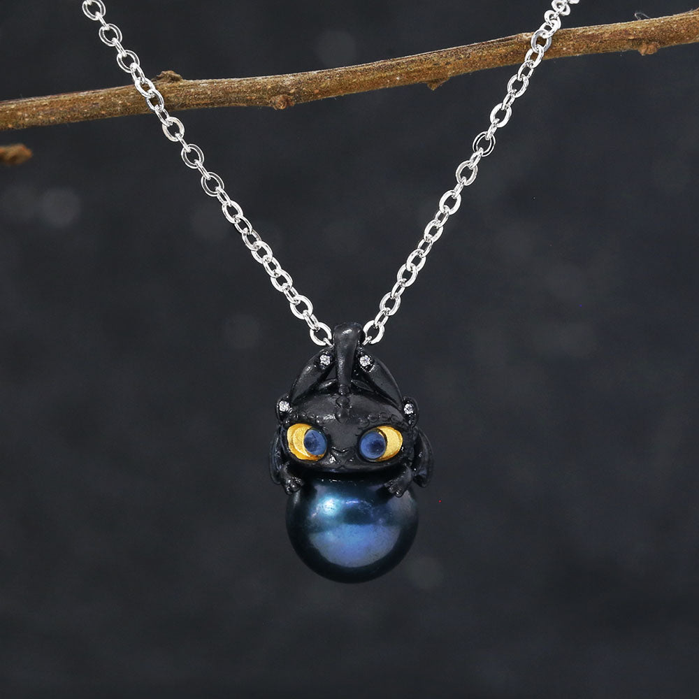 Toothless Night Fury Pearl Necklaces